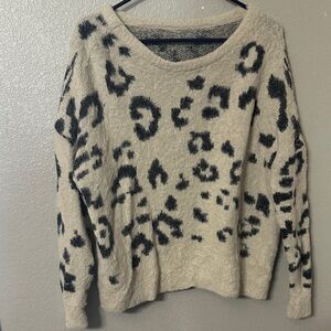Leopard Print Women Sweater